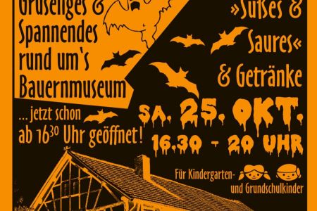 Halloween 25.10.2025 ab 16:30 Uhr