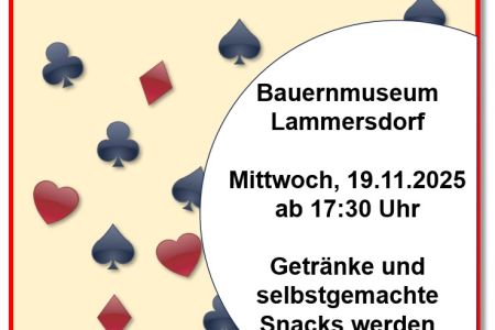 Preis-Skat 19.11.2025 um 17:30 Uhr