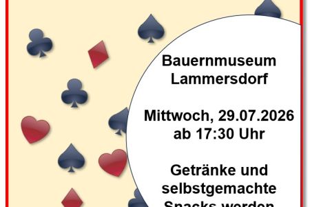 Preis-Skat 29.07.2026 um 17:30 Uhr
