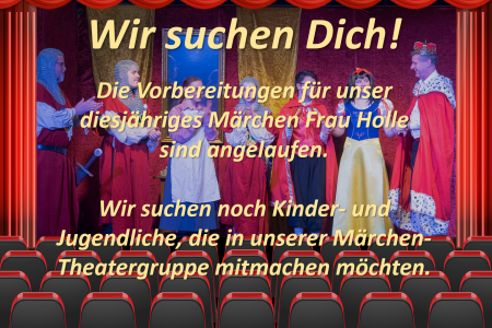 Kinder-/Jugendliche für unser Märchen gesucht