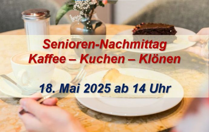 Seniorennachmittag 18.05.2025